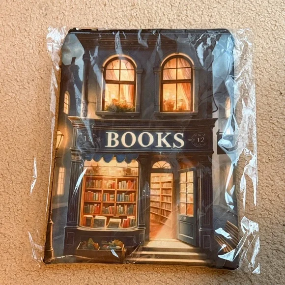 Charming Bookstore Tablet Case or book sleeve - Picture 1 of 4